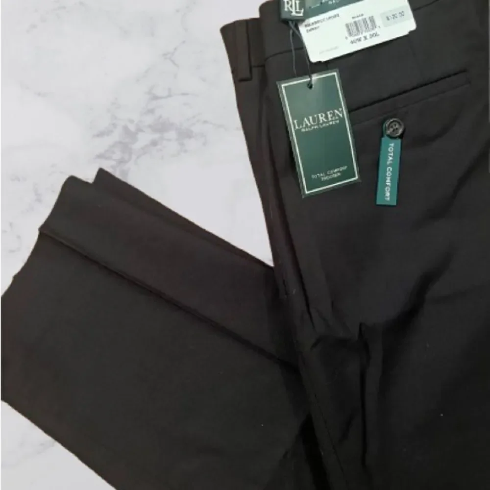 NWT Lauren Ralph Lauren Black Dress Pants